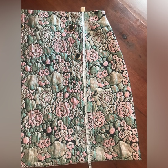 NWT Abbey Glass Jessica Brocade Short Skirt Medium - Picture 7 of 9